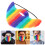 Fake Cosplay Kurzer Plüsch Regenbogen 4
