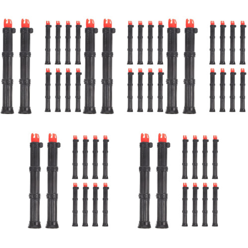 50 Sets Montageblasrohrform Spielzeug Pädagogisch Simuliert 2