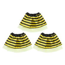 3Stk Biene Tutu Rock Gestreift Cosplay Zubehör