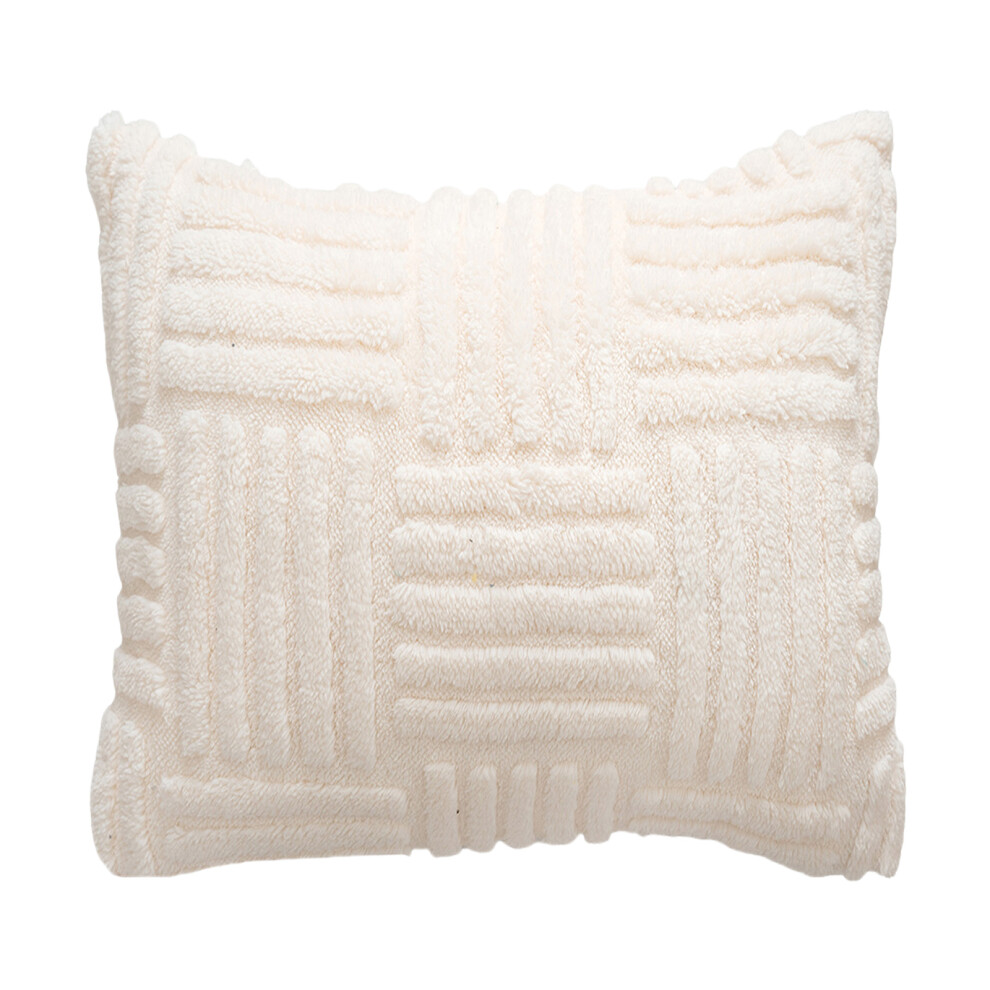 Corduroy Cushions Protectors Soft-45 45cm without core White