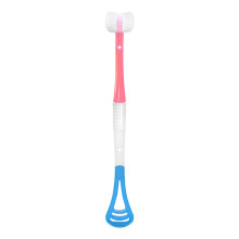 Revoluționează-ți îngrijirea orală, periuță de dinți senzorială prietenoasă cu mâner curbat ergonomic pentru confort, curățare pe ambele