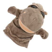 Hippo Handpuppe: Weicher Plüsch Für Theater Und Kinder