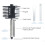 Steel Nozzle Set for 3D Printer A1 A1 Mini Hotend Removable and Easy to Replace 4