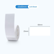 Niimbot D101 thermisch labelpapier 25x60mm 110 vellen waterdicht