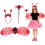 Set Vleugels Lieveheersbeestje Haarband Fee 1