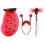 Set Vleugels Lieveheersbeestje Haarband Fee 10