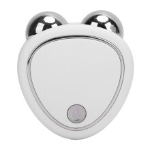 Gesichtsmassagegerät mit Mikrostrom, USB-aufladbar, Hautstraffung, Weiß