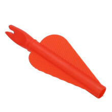 20 Pcs Plastic Arrow Tails for Compound Bow 8mm Archery Training