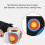 200pcs/Roll Self Adhesive Full Color Shooting Targets for Training and Practice 4