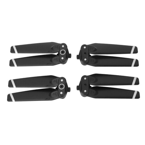4 hélices pliables en ABS pour drone Spark, fixation rapide, couleur argent, référence 4730F 2