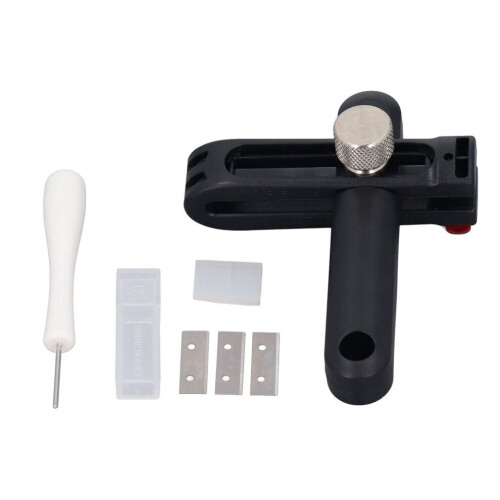 Adjustable Leather Cutter with 3 Blades, 52mm Width, for 1-5.5mm Thickness 1