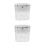 2 Pezzi Organizzatore Con 4