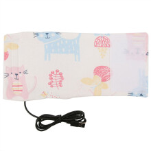 USB-Babyflaschen-Warmhaltefunktion, tragbarer Milch-Reiseaufbewahrungsdeckel mit Isolierung und Thermostat,
