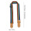 Rainbow Adjustable Guitar Strap with Pick Pocket, 9 Colors, 90.5-154cm 2
