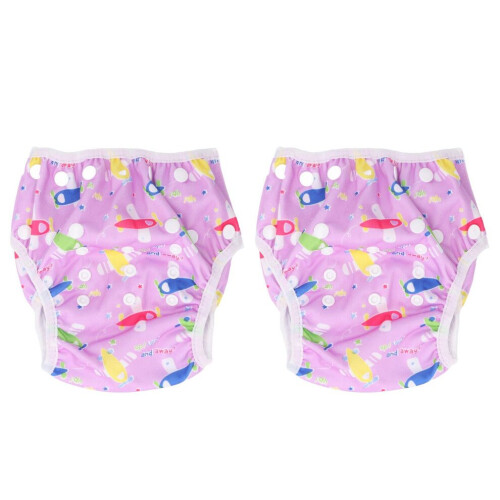 Couches-culottes de bain pour bébé, imperméables, réutilisables et ajustables, de 0 à 2 ans. 1