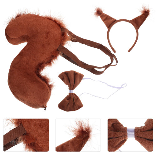 1 Set Kostüm Stirnband Fliege Prop 2