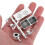 1Ensemble Décor Cuisine Miniature Argenté ABS Accessoires Coll 4