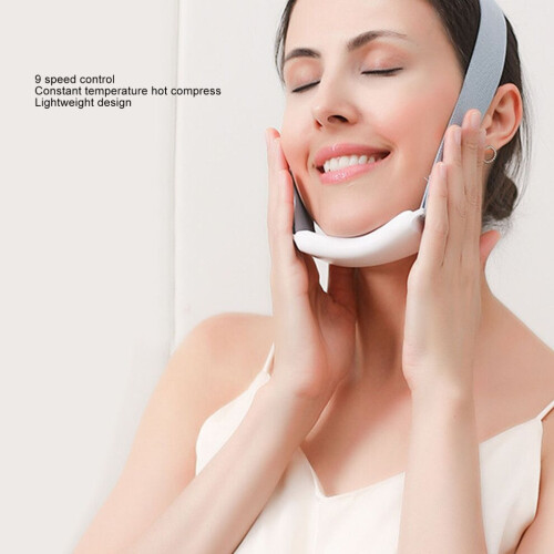 Electric V Face Slimming Device 300mAh USB Rechargeable, 9 Level Modes, White 2