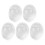 5 Pcs Mini Transparent Face For Dolls Dustproof Craft 11