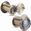 Optischer Türspion aus Glas mit 220-Grad-Weitwinkel (Bronze) 4