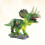 De Triceratops Con Movimiento De Para Hogar 10