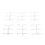 50PCS White 16mm 3-Ring Comb Binding Spines for A4 Reports 1