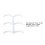 50PCS White 16mm 3-Ring Comb Binding Spines for A4 Reports 2