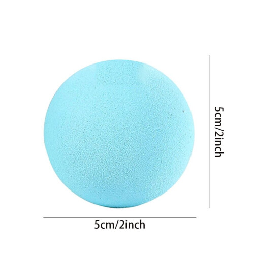3PCS Cat Interactive Toy Balls - EVA/Wool, 5cm, Sounds 2