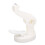 Adjustable Desktop Tape Dispenser with Suction Cup White Roll Holder 1