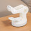 Adjustable Desktop Tape Dispenser with Suction Cup White Roll Holder 4