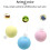 3PCS Cat Interactive Toy Balls - EVA/Wool, 5cm, Sounds 1