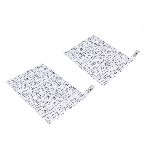 Lot de 2 sacs imperméables réutilisables pour couches lavables (40 x 29 cm)