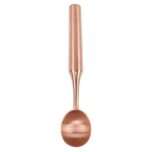 Roségouden fruit- en ijslepel van 304 roestvrij staal met lange steel, 100 gram