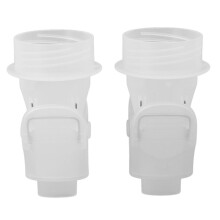 Lekvrije PP-adapter voor moedermelkbewaarzakken, stevig vast te klemmen.