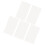 5 Pezzi PVC Trasparente Stencil 3D Per Creativo 10