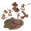 1 Set Mini Primitive Men Models For Scene Layout 9