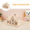 2 Juegos De De Casa En Madera Diy 3D Sin Pintar 9