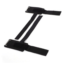 2 st svarta fitnesshandledsbindor för tyngdlyftning 140 g