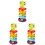 3 Sets Kids Assembling Stacking Toys Cartoon Animal Track 2