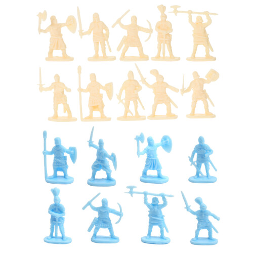 800 Pcs Plastic Mini Toy Soldier Figures Medieval Sand Table Models