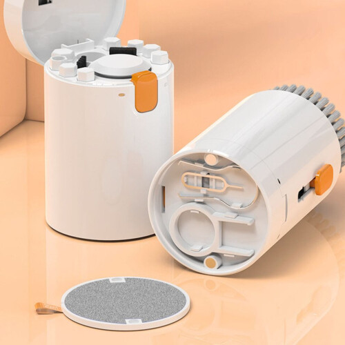 Multifunction Electronic Device Cleaner Kit, 8.9x5.7cm, Portable, Effective for Camera, Phone, Keyboard 2