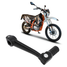 Leichter CNC-gefräster Schalthebel aus Aluminium für Dirtbikes der Modelle T2/T4/T4L, Schwarz