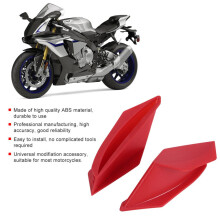 Motorfiets aerodynamische winglets spoiler universele modificatie accessoire rood
