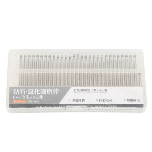 30pcs.3mm Diamond Grinding Bits - Perfect for Precision Carving & Engraving 2