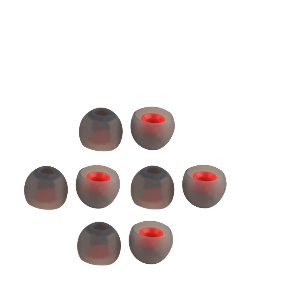 30Pcs Silicone Earbud Caps Soft Elastic Earphone Tips Replacement Red 3553648894717