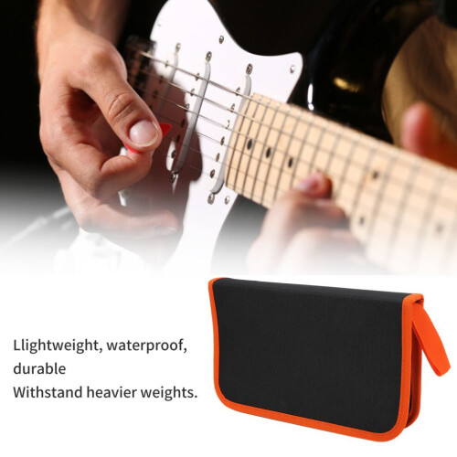 Multifunctional Guitar Tool Bag Bright Orange Compact Repair & Packing Case 2