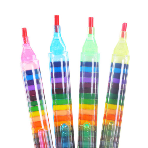 20Stk Ölfarben Stifte Stapelbar Für Kinder Kunstgeschenk