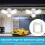 6000K deformerbara LED-garagelampor E26/E27 med 3 justerbara paneler 3