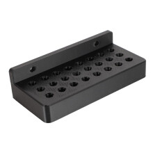 Expositor de puntas de flecha de montaje en pared PETG con tornillos para accesorios de tiro con arco