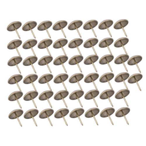 50PCS Upholstery Pushpin Nails Tacks Stud Round Head Hardware 21x25mm 1